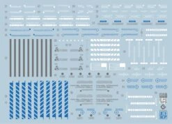 D21 PG Unicorn Gundam (Blue) Perfectibility & Divine Expansion Set Decal Sheet 9 D21 PG Unicorn Gundam (Blue) Perfectibility & Divine Expansion Set Decal Sheet -Bandai 06 60 D21UnicornGundamPerfectibilityBLUE 4