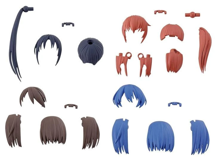 Bandai 30 Minutes Sisters Option Hair Style Parts Vol.2 Set Of 4 Accessory Kits 1 Bandai 30 Minutes Sisters Option Hair Style Parts Vol.2 Set Of 4 Accessory Kits