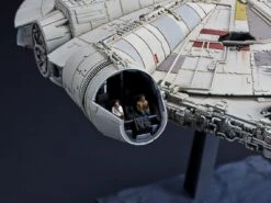 Bandai Star Wars The Rise Of Skywalker Millennium Falcon 1/144 Scale Model Kit -Bandai 1 144 millennium falcon the rise of skywalker ver 04