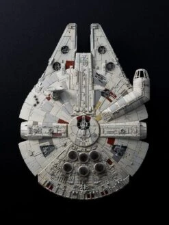 Bandai Star Wars The Rise Of Skywalker Millennium Falcon 1/144 Scale Model Kit -Bandai 1 144 millennium falcon the rise of skywalker ver 15