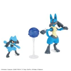 Bandai Pokemon Plamo Collection #44 Riolu & Lucario Model Kit -Bandai 155 3797 s i8as923melduh98g19xthju9so9b