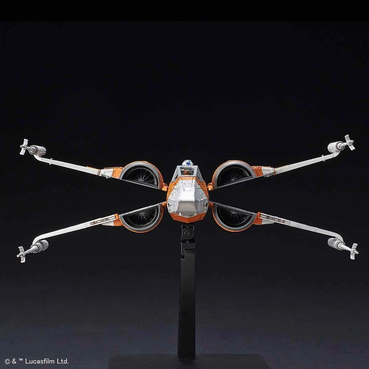 Bandai Star Wars The Rise Of Skywalker Poe's X-Wing Fighter 1/72 Scale Model Kit 8 Bandai Star Wars The Rise Of Skywalker Poe's X-Wing Fighter 1/72 Scale Model Kit - Image 8