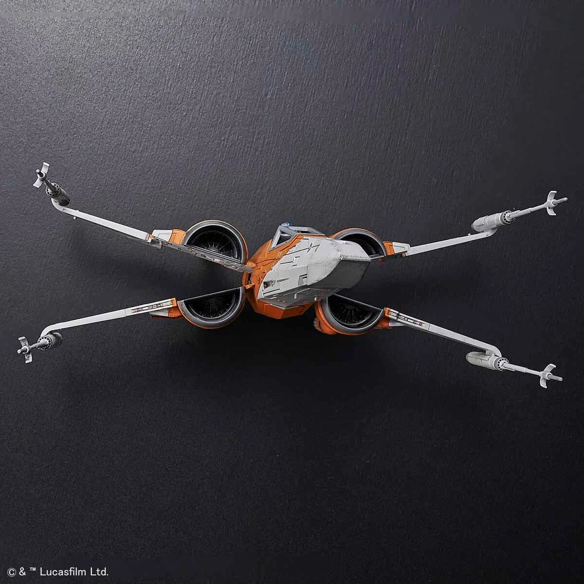 Bandai Star Wars The Rise Of Skywalker Poe's X-Wing Fighter 1/72 Scale Model Kit 9 Bandai Star Wars The Rise Of Skywalker Poe's X-Wing Fighter 1/72 Scale Model Kit - Image 9
