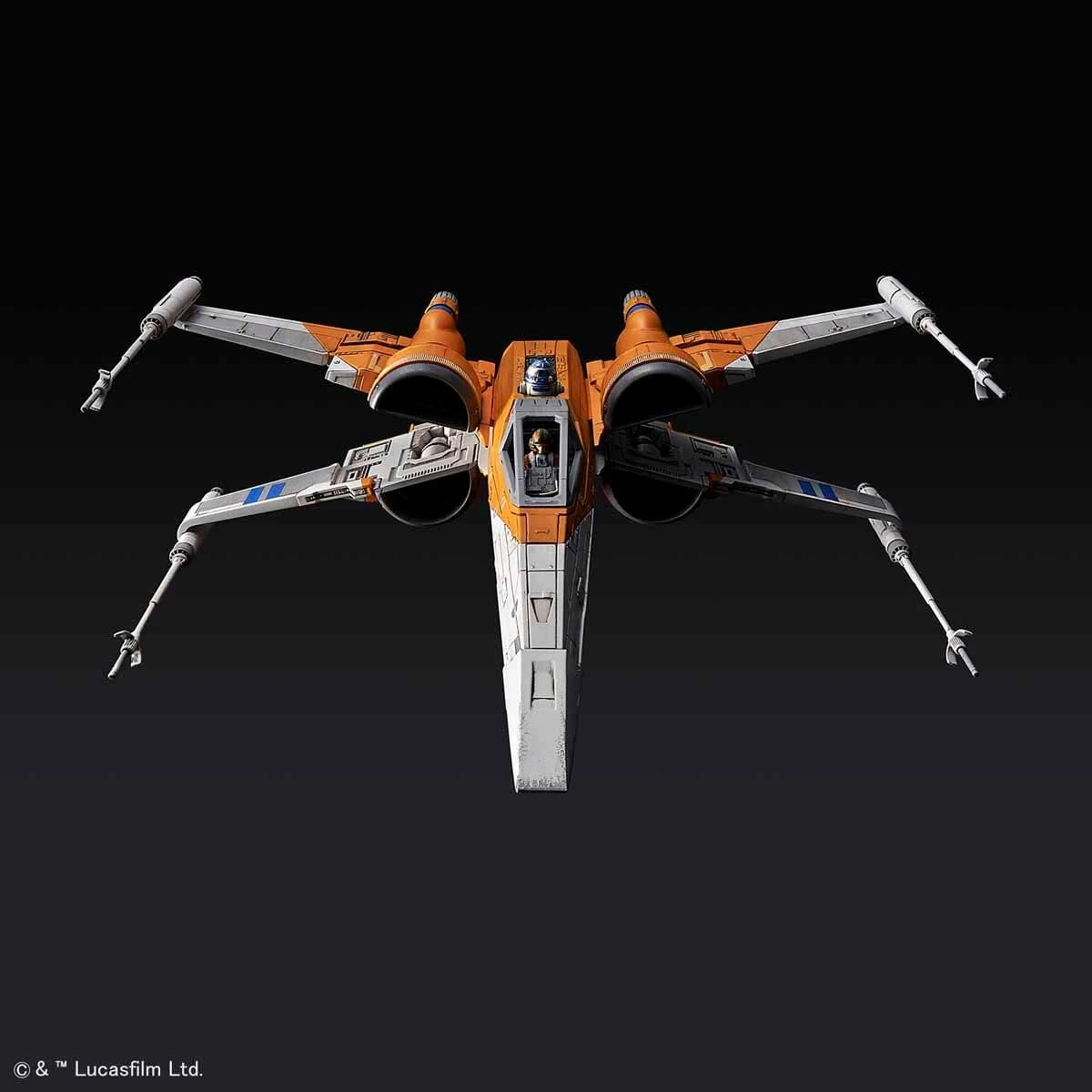 Bandai Star Wars The Rise Of Skywalker Poe's X-Wing Fighter 1/72 Scale Model Kit 10 Bandai Star Wars The Rise Of Skywalker Poe's X-Wing Fighter 1/72 Scale Model Kit - Image 10
