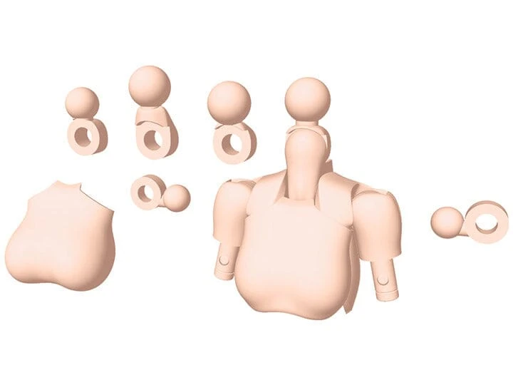 Megami Device M.S.G. 01 Top Set Skin Color B 1 Megami Device M.S.G. 01 Top Set Skin Color B