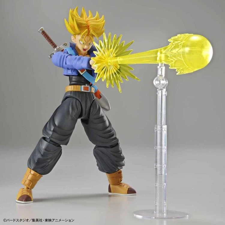 Bandai Dragon Ball Z Figure-rise Standard Super Saiyan Trunks (New Packaging) Model Kit 7 Bandai Dragon Ball Z Figure-rise Standard Super Saiyan Trunks (New Packaging) Model Kit - Image 7