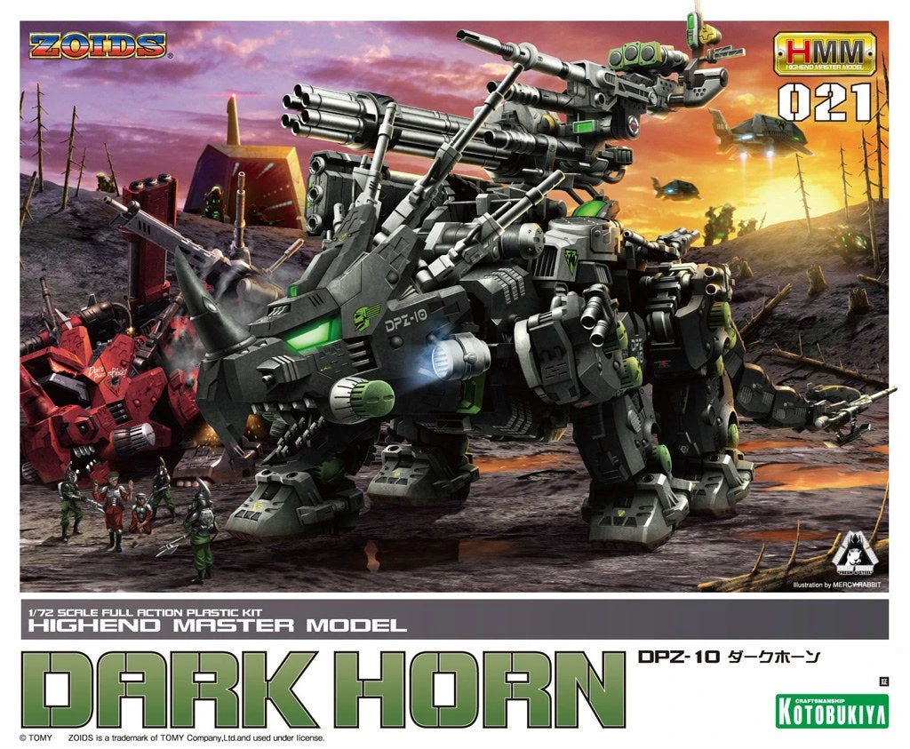 Zoids Highend Master Model DPZ-10 Dark Horn 1/72 Scale Model Kit (Reissue) 2 Zoids Highend Master Model DPZ-10 Dark Horn 1/72 Scale Model Kit (Reissue) - Image 2