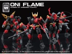 Number 57 Armored Puppet Oni Flame 1/24 Scale Model Kit -Bandai 2db48d7f 6e89 4d23 9704 7adae038a938