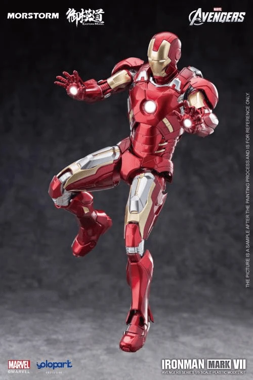The Avengers Iron Man Mark VII 1/9 Scale Model Kit 7 The Avengers Iron Man Mark VII 1/9 Scale Model Kit - Image 7