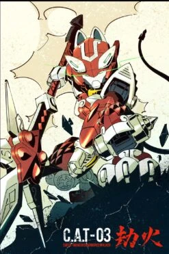 Iron Roars Maneuver Armored Walker C.A.T.-03 Robbery Fire 1/60 Scale Model Kit 31 Iron Roars Maneuver Armored Walker C.A.T.-03 Robbery Fire 1/60 Scale Model Kit -Bandai 3 10