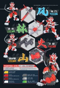 Iron Roars Maneuver Armored Walker C.A.T.-03 Robbery Fire 1/60 Scale Model Kit 33 Iron Roars Maneuver Armored Walker C.A.T.-03 Robbery Fire 1/60 Scale Model Kit -Bandai 3 12