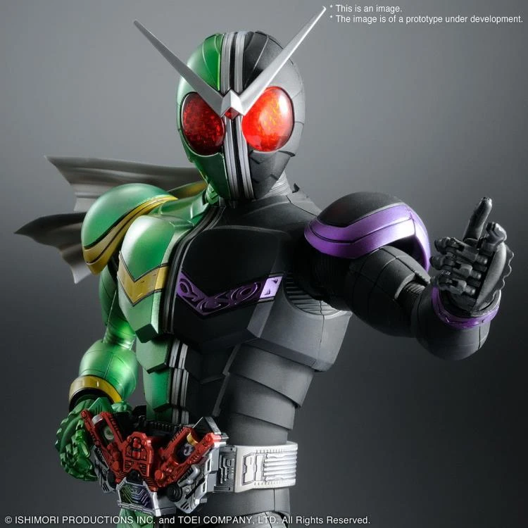 Bandai Kamen Rider MG Figure-rise Artisan Kamen Rider Double Cyclone Joker Model Kit 7 Bandai Kamen Rider MG Figure-rise Artisan Kamen Rider Double Cyclone Joker Model Kit - Image 7