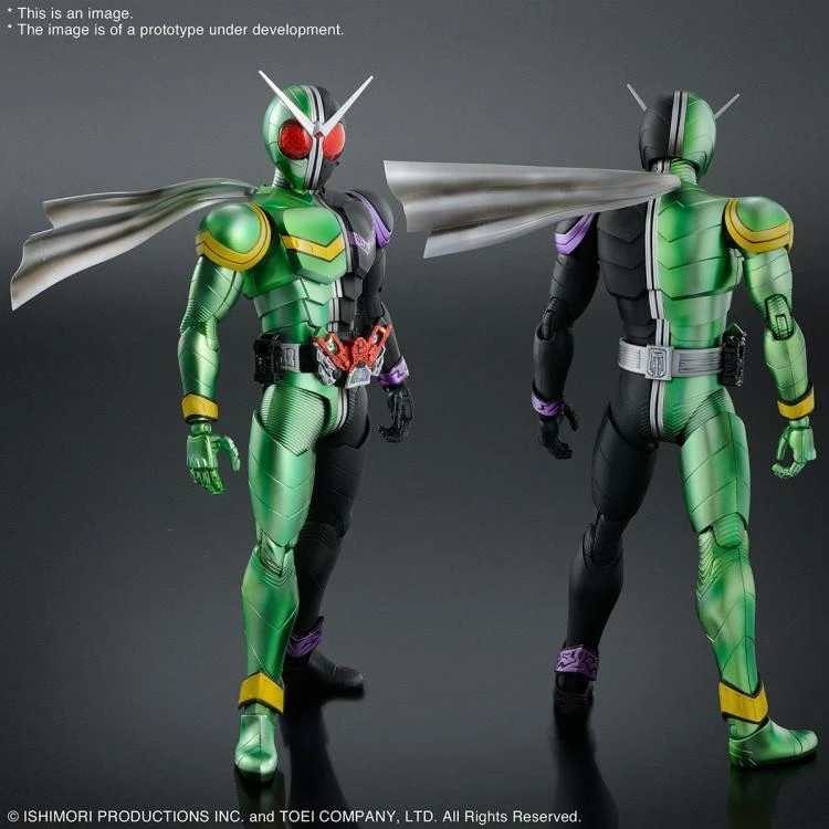 Bandai Kamen Rider MG Figure-rise Artisan Kamen Rider Double Cyclone Joker Model Kit 2 Bandai Kamen Rider MG Figure-rise Artisan Kamen Rider Double Cyclone Joker Model Kit - Image 2