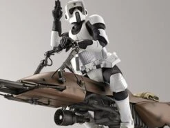Bandai Star Wars 1/12 Scale Model Kit - Scout Trooper With Speeder Bike -Bandai 5f6f594a f9a6 418d b313 ef9cadd3f39a