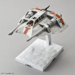 Bandai Star Wars 1/48 & 1/144 Snow Speeder Set -Bandai BANDAI Star Wars Modelkit Snowspeeder Set image 3
