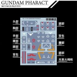 C85 TWFM HG Aerial Rebuild / Pharact / Heindree / Zowort / Tickbalang Decal Sheet 19 C85 TWFM HG Aerial Rebuild / Pharact / Heindree / Zowort / Tickbalang Decal Sheet -Bandai C85TWFMHGGundamAerialRebuid 6 1