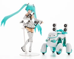 Kotobukiya Vocaloid Frame Music Girl Hatsune Miku (Maruttoys Ver.) & Tamotu (Miku Ver.) Model Kit Set -Bandai FG145 MIKU TAMOTU 15