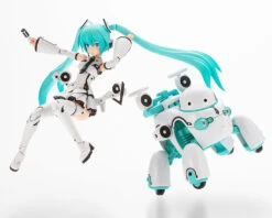 Kotobukiya Vocaloid Frame Music Girl Hatsune Miku (Maruttoys Ver.) & Tamotu (Miku Ver.) Model Kit Set -Bandai FG145 MIKU TAMOTU 17