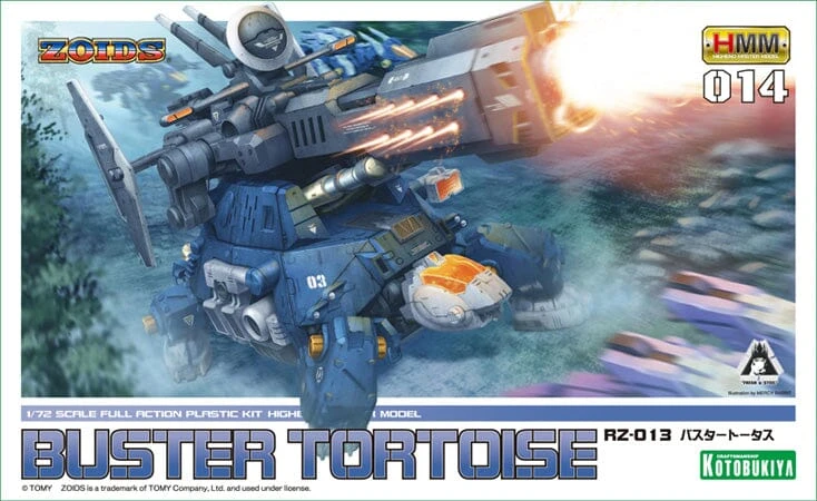 Zoids Highend Master Model RZ-013 Buster Tortoise 1/72 Scale Model Kit 2 Zoids Highend Master Model RZ-013 Buster Tortoise 1/72 Scale Model Kit - Image 2