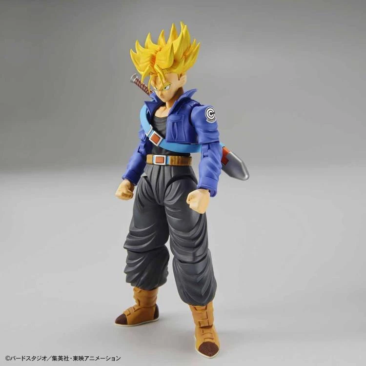Bandai Dragon Ball Z Figure-rise Standard Super Saiyan Trunks (New Packaging) Model Kit 3 Bandai Dragon Ball Z Figure-rise Standard Super Saiyan Trunks (New Packaging) Model Kit - Image 3