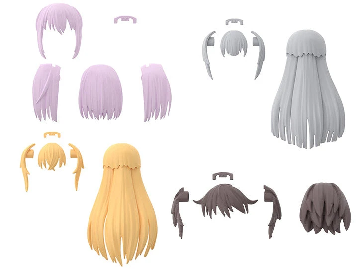 Bandai 30 Minutes Sisters Option Hair Style Parts Vol. 4 Set Of 4 Accessory Kits 1 Bandai 30 Minutes Sisters Option Hair Style Parts Vol. 4 Set Of 4 Accessory Kits