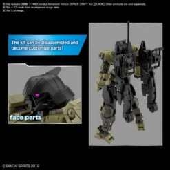 Bandai 30 Minutes Missions EXA Vehicle (Black Space Craft Ver.) Model Kit -Bandai a6ae1e59 a01a 4b70 ad0b fe84332f090a