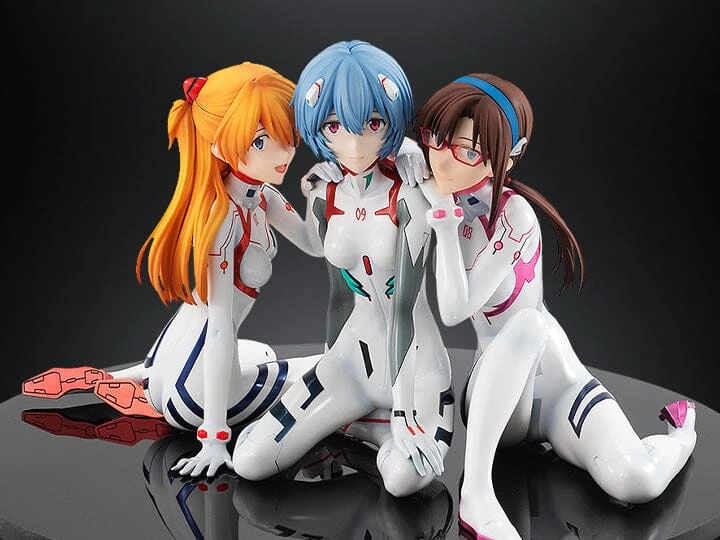 Rebuild Of Evangelion KD Colle Asuka/Rei/Mari (Newtype Cover Ver.) 1/8 Scale Figure Set 1 Rebuild Of Evangelion KD Colle Asuka/Rei/Mari (Newtype Cover Ver.) 1/8 Scale Figure Set