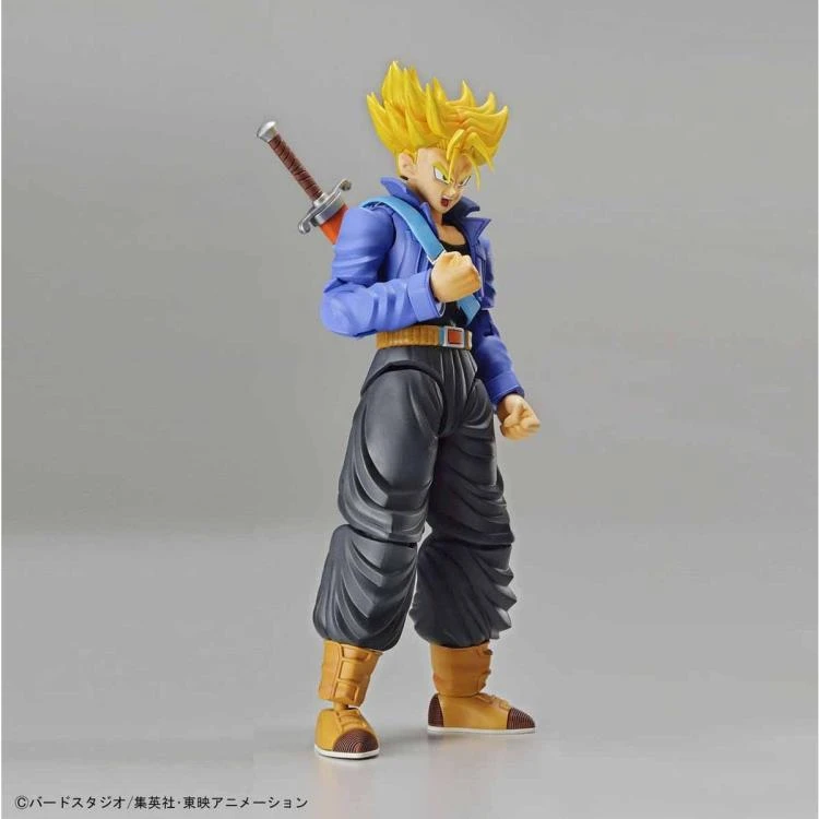 Bandai Dragon Ball Z Figure-rise Standard Super Saiyan Trunks (New Packaging) Model Kit 9 Bandai Dragon Ball Z Figure-rise Standard Super Saiyan Trunks (New Packaging) Model Kit - Image 9
