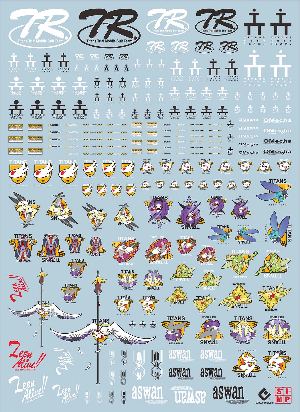 A23 AOZ General Decal Sheet 1 A23 AOZ General Decal Sheet