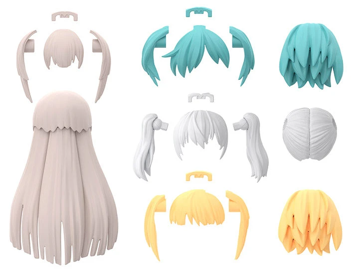Bandai 30 Minutes Sisters Option Hair Style Parts Vol. 5 Set Of 4 Accessory Kits 1 Bandai 30 Minutes Sisters Option Hair Style Parts Vol. 5 Set Of 4 Accessory Kits