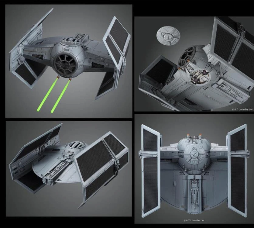 Bandai Star Wars TIE Fighter Advanced X1 1/72 Scale Model Kit 5 Bandai Star Wars TIE Fighter Advanced X1 1/72 Scale Model Kit - Image 5