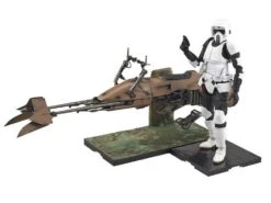 Bandai Star Wars 1/12 Scale Model Kit - Scout Trooper With Speeder Bike -Bandai fbecdda5 45dd 4048 bbb7 a8aaad121092
