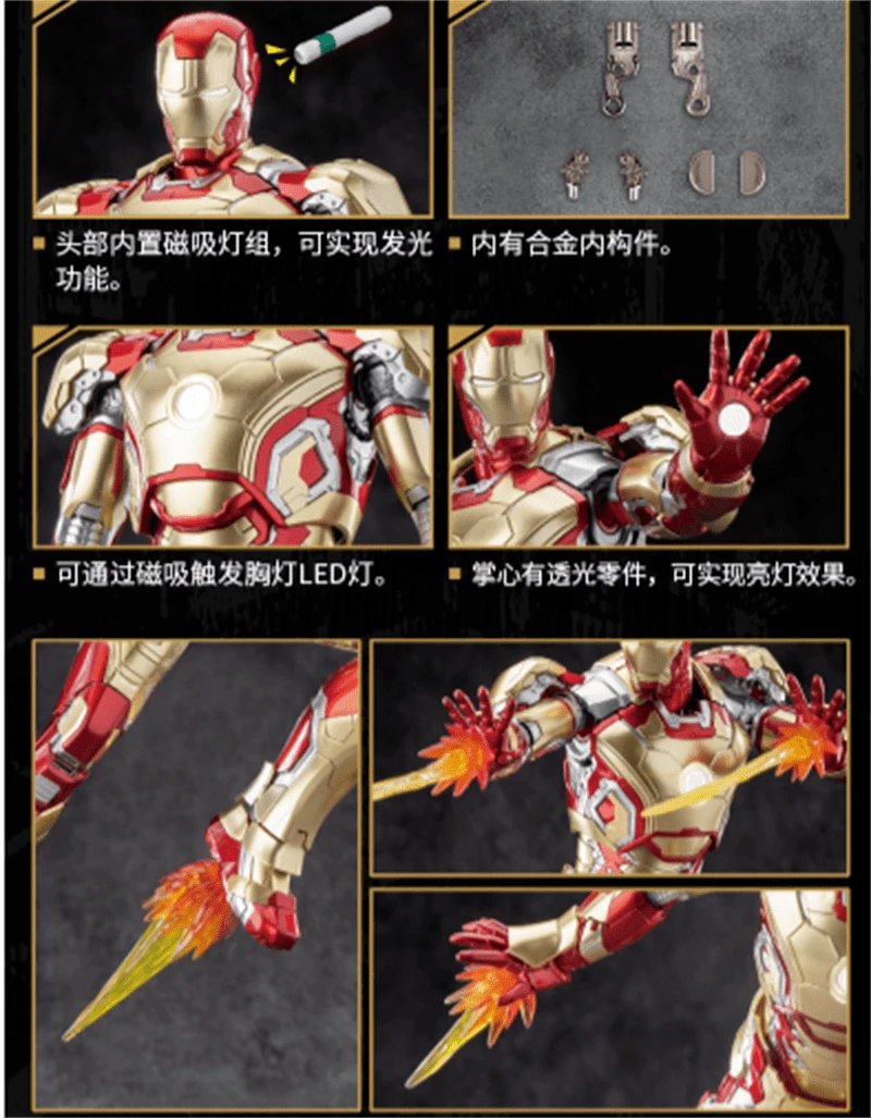 Morstorm Iron Man Mark XLII Soldier 1/9 Scale Model Kit 10 Morstorm Iron Man Mark XLII Soldier 1/9 Scale Model Kit - Image 10