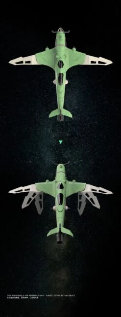 SRK-005 SUISEI CARRIER-BORNE BOMBER PLASTIC MODEL KIT -Bandai srk 005 suisei carrier borne bomber plastic model kit 7