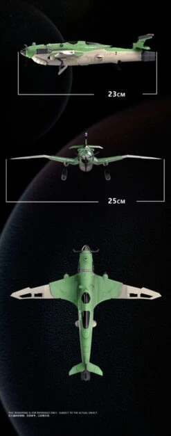 SRK-005 SUISEI CARRIER-BORNE BOMBER PLASTIC MODEL KIT -Bandai srk 005 suisei carrier borne bomber plastic model kit 8