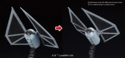 U-Wing Fighter & Tie Striker "Rogue One: A Star Wars Story", Bandai Star Wars 1/144 Plastic Model -Bandai sw144 u wing tiestriker 04