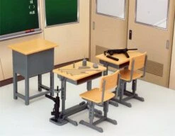TomyTec Little Armory 1/12 LD013 Defense School Desk -Bandai tmt28231 5