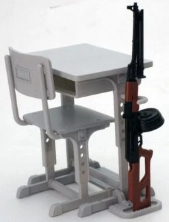 TomyTec Little Armory 1/12 LD013 Defense School Desk -Bandai tmt28231 6