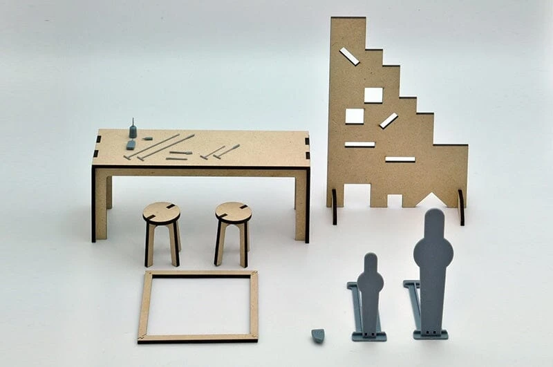 TomyTec Little Armory 1/12 LD015 Shooting Range B 2 TomyTec Little Armory 1/12 LD015 Shooting Range B - Image 2