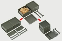 TomyTec Little Armory 1/12 LD021 Military Hard Case B2 12 TomyTec Little Armory 1/12 LD021 Military Hard Case B2 -Bandai tmt30001 2