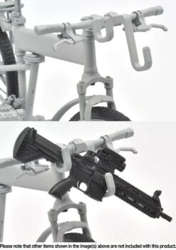 TomyTec Little Armory 1/12 LM008 Montague Paratrooper Folding MTB Bike (Plastic Model Version) -Bandai tmt30756 10