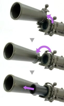 TomyTec Little Armory 1/12 LA073 84mm M2 Type Recoilless Rifle -Bandai tmt31536 6