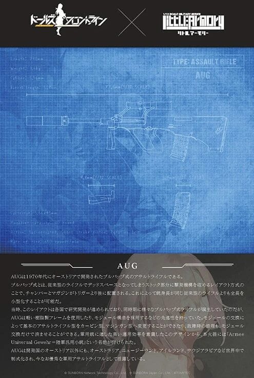 TomyTec Little Armory 1/12 LADF19 Dolls Frontline AUG Type Assault Rifle 8 TomyTec Little Armory 1/12 LADF19 Dolls Frontline AUG Type Assault Rifle - Image 8